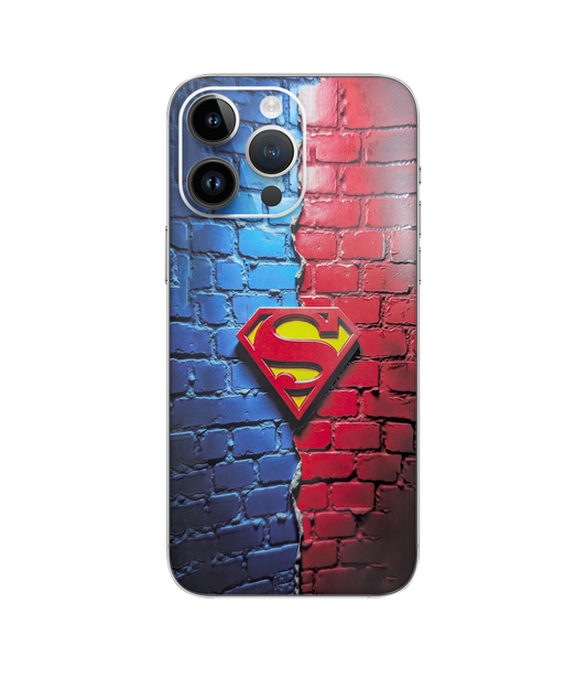 Embossed superman