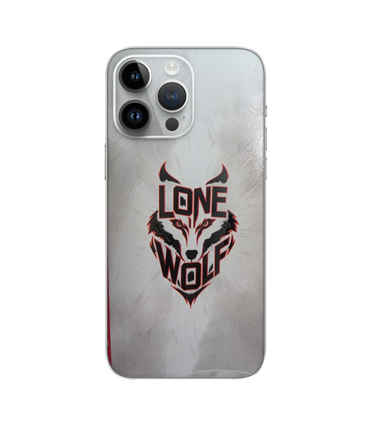 Embossed wolf